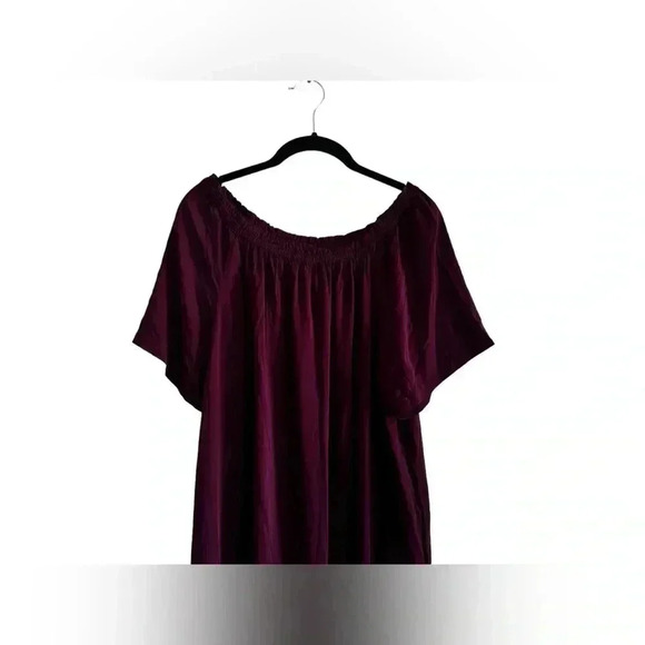 J.Jill Relaxed fit Elastic Neckline  Pullover Dress M - Picture 3 of 11